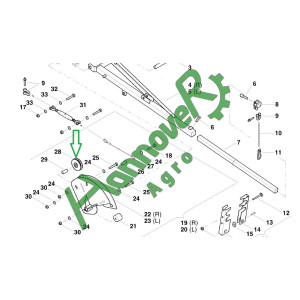 Направляюча троса маркера Optima Kverneland AC583764 (АС583764)